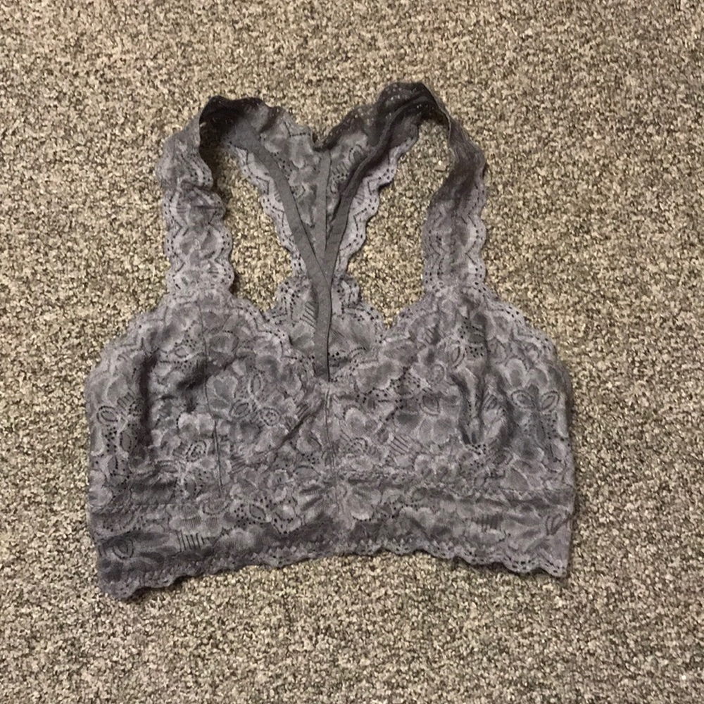 Dark gray bralette